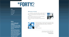 Desktop Screenshot of forty2.co.uk